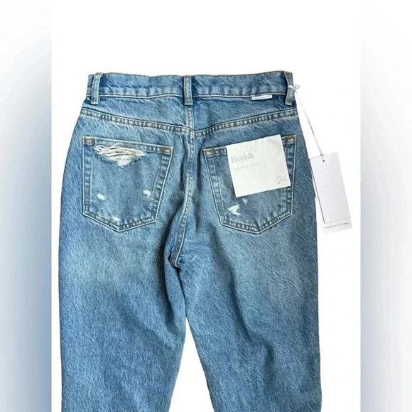 Boyish The Billy High Rise Skinny Far Country style 101031-24 size 24 Distressed - Picture 5 of 10